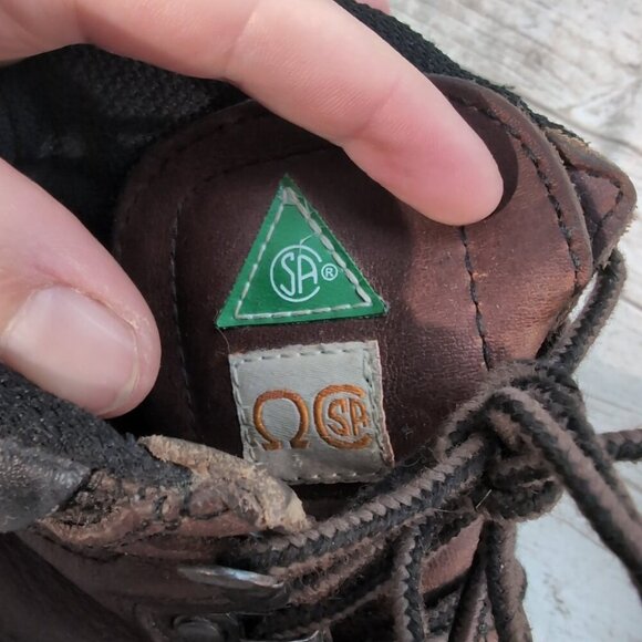 Red Wing 3526 Steel Toe Leather Work Boots Brown EH Slip-Resistant – Men’s 9.5 - Picture 4 of 11